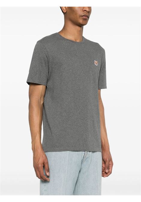 Grey Bold Fox Head T-shirt - men MAISON KITSUNÉ | LM00104KJ0008H170